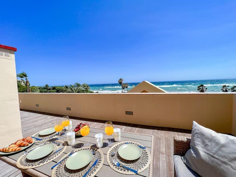 Oleholidays 1133 Romana Playa Primera Linea Playa Marbella Esterno foto